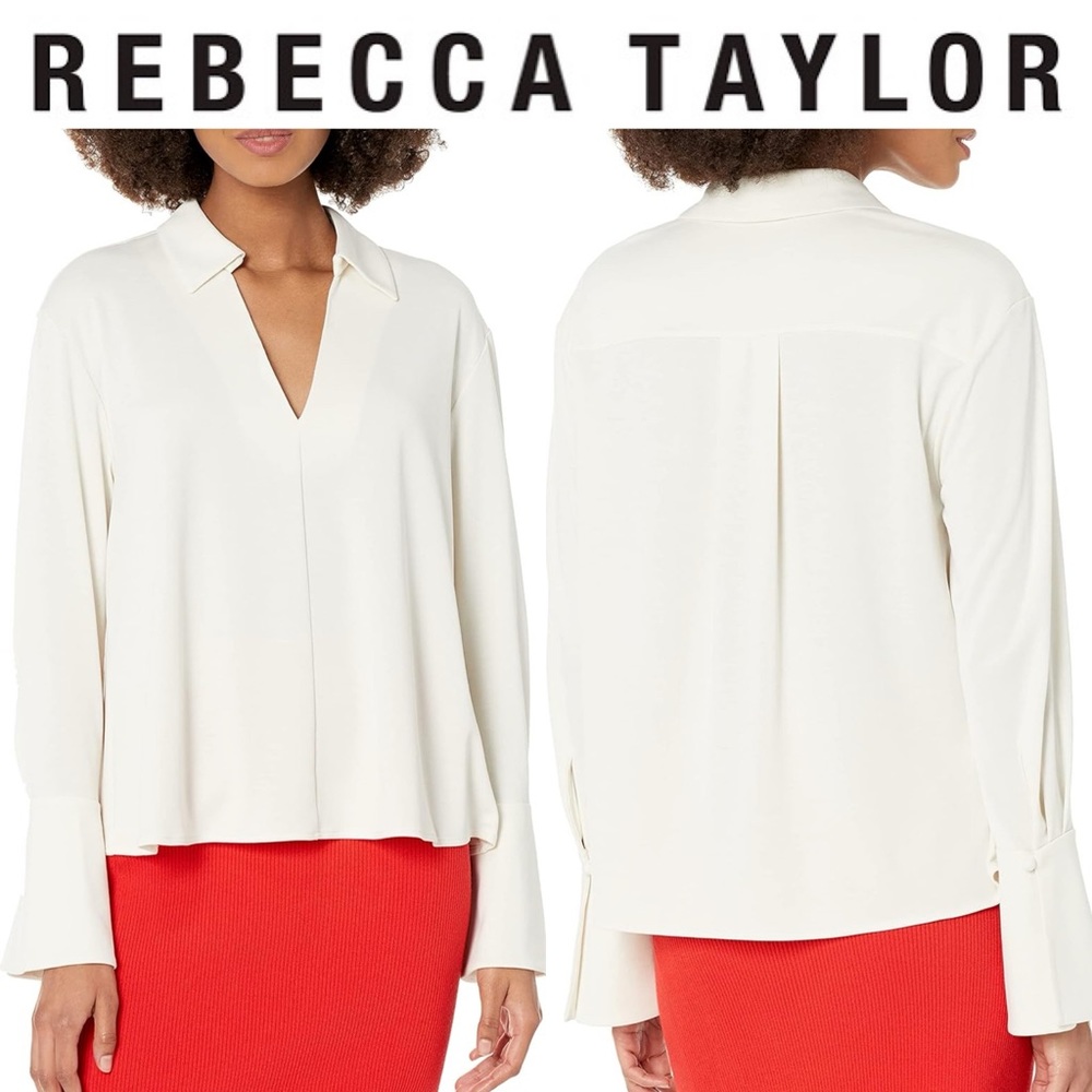 🌟 MUST GO 🌟 Rebecca Taylor Cupro Shirt